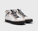 P448 Love High Top Sneaker in White/Black