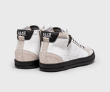 P448 Love High Top Sneaker in White/Black